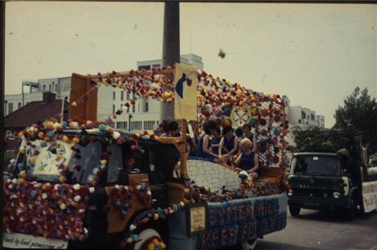 Photo:A Float in the Parade 1970's