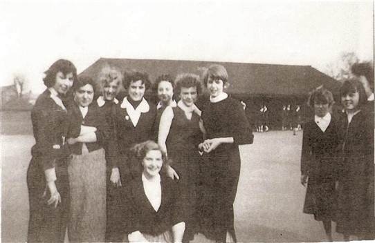 Photo:Malmesbury School leaving day 1956