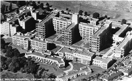 Photo:An aerial view of the hospital