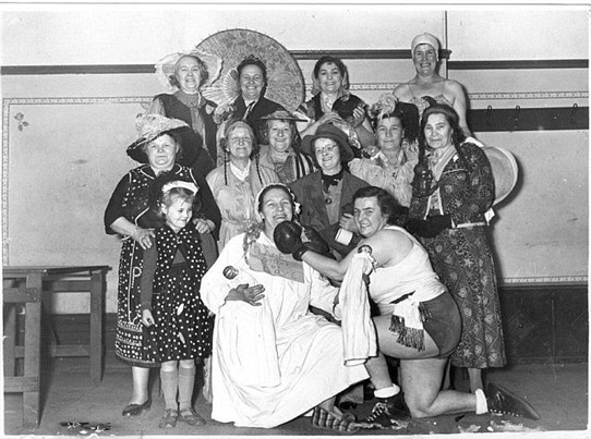 Photo:St. Helier Women's Ideal Social Club Fancy Dress 1954