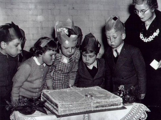 Photo:Green Wrythe Lane Infants School 21st party. 17th Feb.1956
