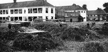Photo:Old air raid shelters at Glastonbury School